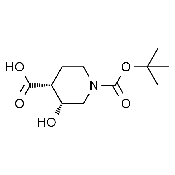 (3S,4S)-1-(tert-butoxycarbonyl)-3-hydroxypiperidine-4-carboxylicacid