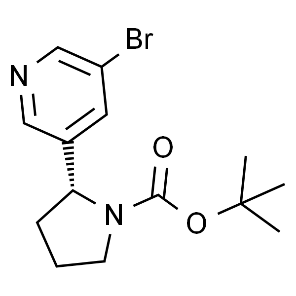 (R)-tert-butyl 2-(5-broMopyridin-3-yl)pyrrolidine-1-carboxylate