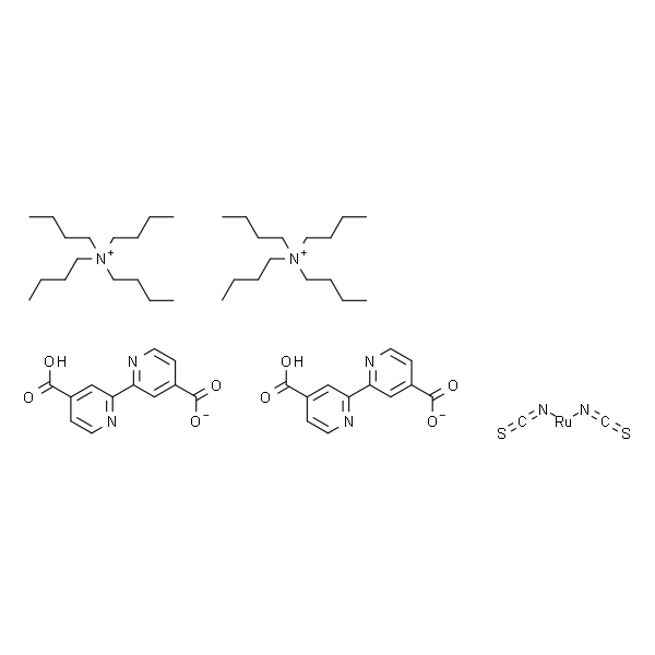 Bis(tetrabutylammonium) Dihydrogen Bis(isothiocyanato)bis(2,2'-bipyridyl-4,4'-dicarboxylato)ruthenium(II)