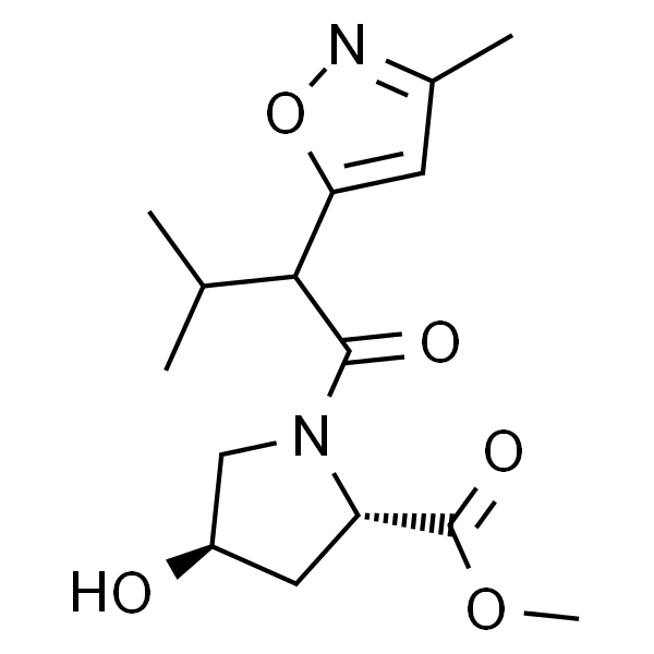 L-Proline, 4-hydroxy-1-[3-methyl-2-(3-methyl-5-isoxazolyl)-1-oxobutyl]-, methyl ester, (4R)-