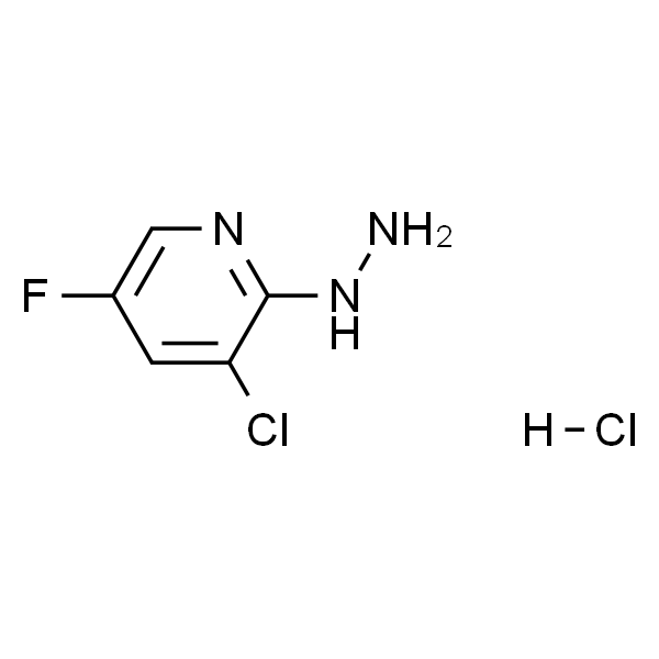 3-Chloro-5-fluoro-2-hydrazinylpyridine hydrochloride