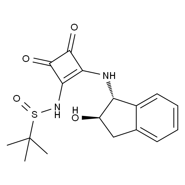 2-Propanesulfinamide, N-[2-[[(1R,2R)-2,3-dihydro-2-hydroxy-1H-inden-1-yl]amino]-3,4-dioxo-1-cyclobuten-1-yl]-2-methyl-, [S(S)]-