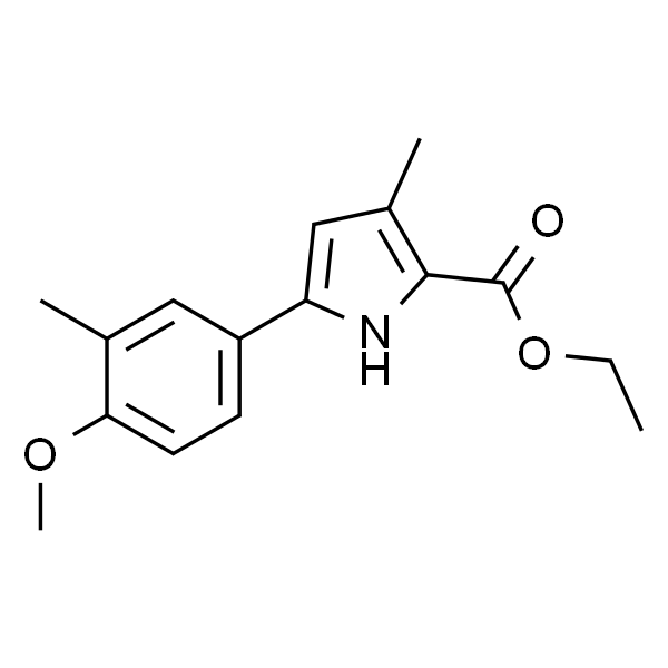 Ethyl 5-(4-methoxy-3-methylphenyl)-3-methyl-1H-pyrrole-2-carboxylate