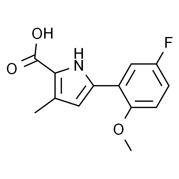 5-(5-Fluoro-2-methoxyphenyl)-3-methyl-1H-pyrrole-2-carboxylic acid