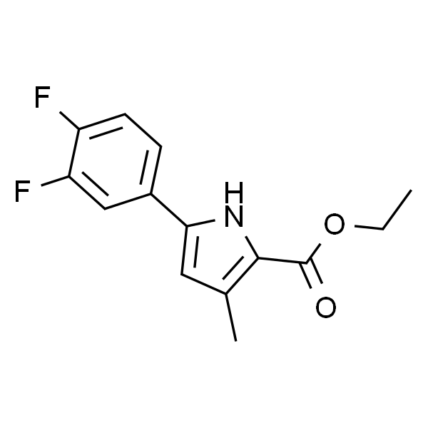 Ethyl 5-(3,4-difluorophenyl)-3-methyl-1H-pyrrole-2-carboxylate