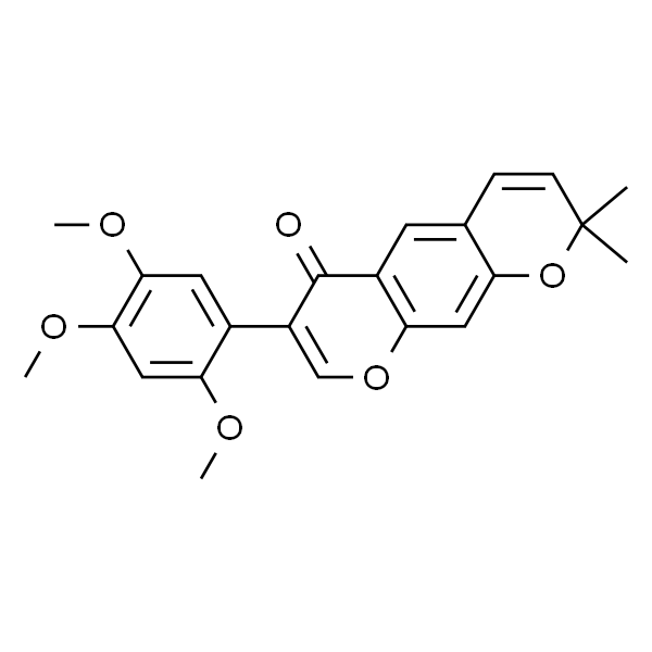 2',4',5'-Trimethoxy-2'',2''-dimethylpyrano[5'',6'':6,7]isoflavone