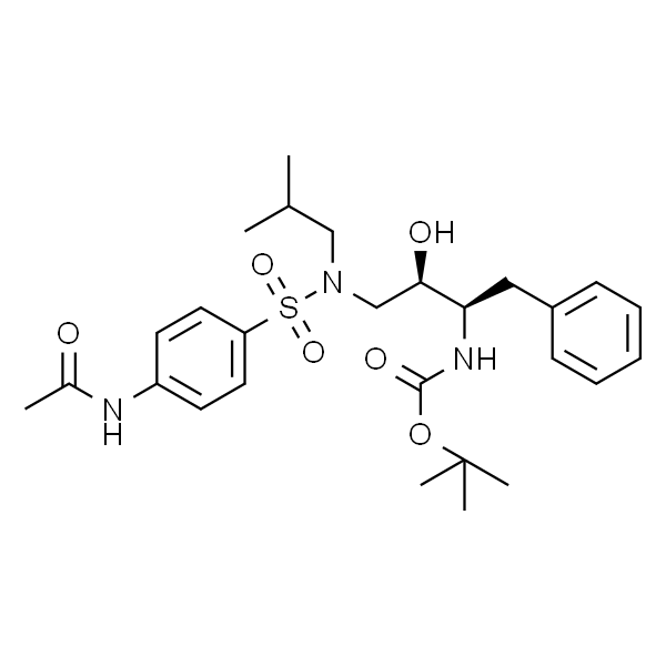 tert-Butyl ((2R,3R)-4-(4-acetamido-N-isobutylphenylsulfonamido)-3-hydroxy-1-phenylbutan-2-yl)carbamate