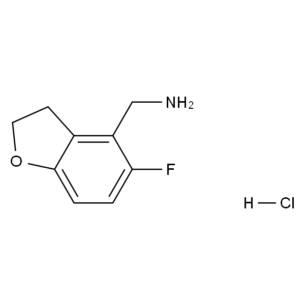 (5-fluoro-2,3-dihydrobenzofuran-4-yl)methanamine hydrochloride
