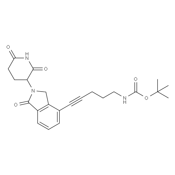 tert-Butyl (5-(2-(2,6-dioxopiperidin-3-yl)-1-oxoisoindolin-4-yl)pent-4-yn-1-yl)carbamate