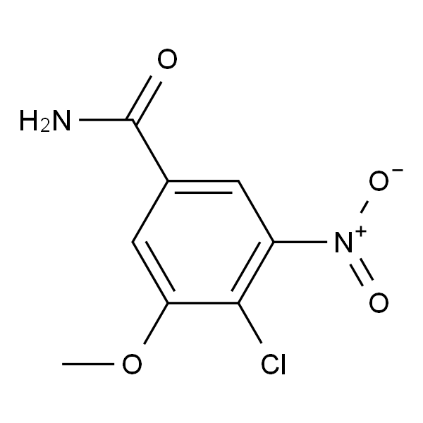 4-Chloro-3-methoxy-5-nitrobenzamide