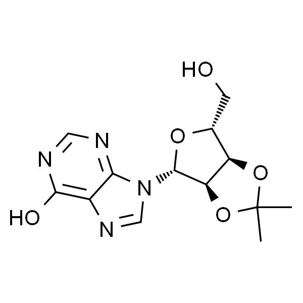 9-((3aR,4R,6R,6aR)-6-(Hydroxymethyl)-2,2-dimethyltetrahydrofuro[3,4-d][1,3]dioxol-4-yl)-9H-purin-6-ol...