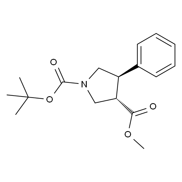 trans-1-(tert-butyl) 3-methyl 4-phenylpyrrolidine-1，3-dicarboxylate