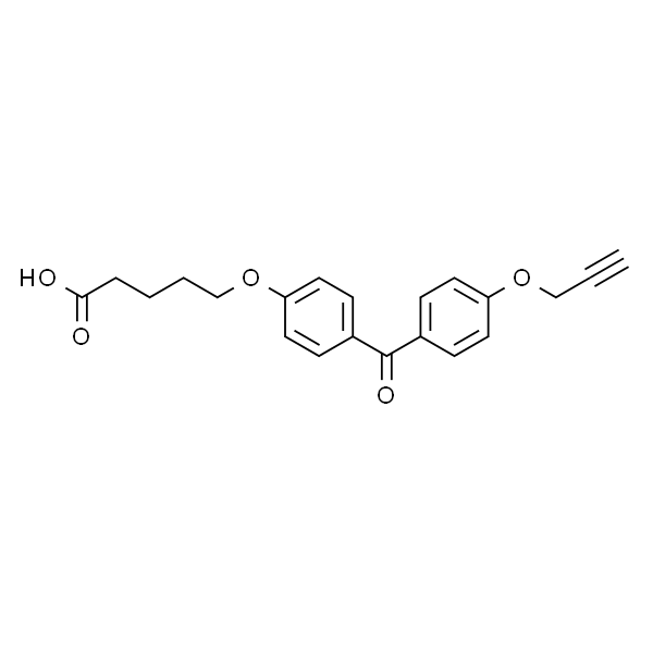 5-(4-(4-(Prop-2-yn-1-yloxy)benzoyl)phenoxy)pentanoic acid