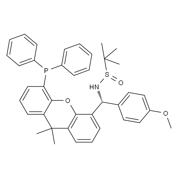 [S(R)]-N-[(R)-[5-(Diphenylphosphino)-9,9-dimethyl-9H-xanthen-4-yl](4-methoxyphenyl)methyl]-2-methyl-2-propanesulfinamide