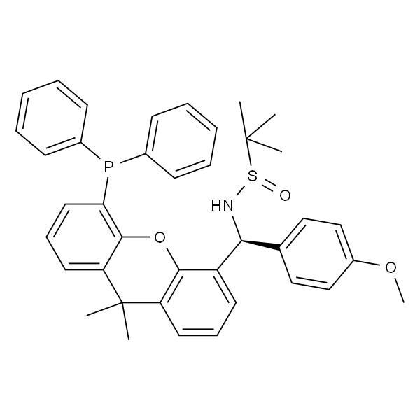 [S(R)]-N-[(S)-[5-(Diphenylphosphino)-9,9-dimethyl-9H-xanthen-4-yl](4-methoxyphenyl)methyl]-2-methyl-2-propanesulfinamide