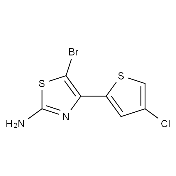 5-bromo-4-(4-chlorothiophen-2-yl)thiazol-2-amine