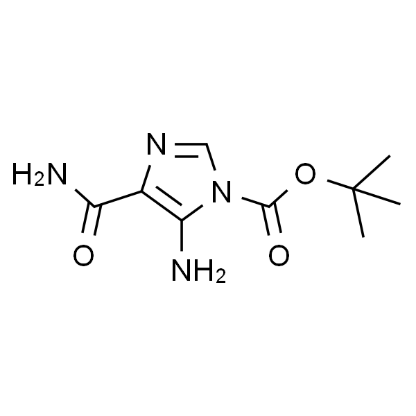 1H-Imidazole-1-carboxylic acid, 5-amino-4-(aminocarbonyl)-, 1,1-dimethylethyl ester