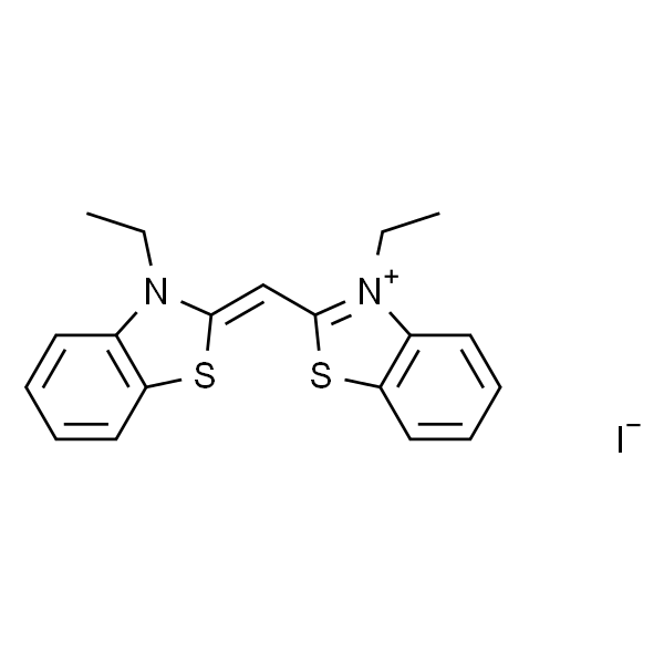 Benzothiazolium,3-ethyl-2-[(3-ethyl-2(3H)-benzothiazolylidene)methyl]-, iodide (1:1)