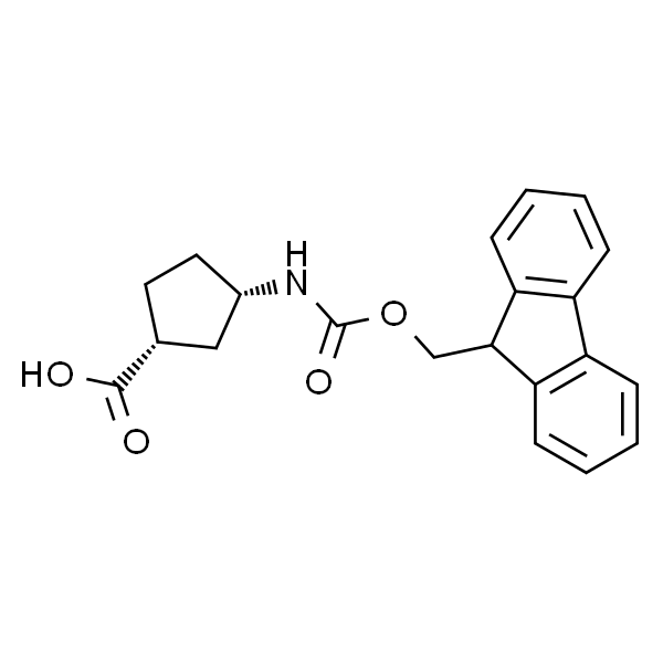 (1R,3S)-3-((((9H-Fluoren-9-yl)methoxy)carbonyl)amino)cyclopentanecarboxylic acid
