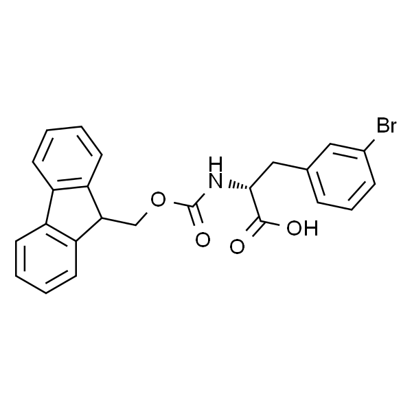 (R)-2-((((9H-Fluoren-9-yl)methoxy)carbonyl)amino)-3-(3-bromophenyl)propanoic acid
