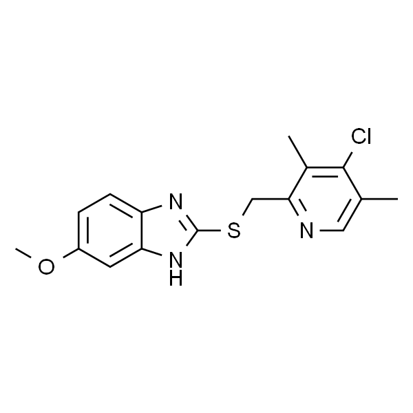 2-(((4-chloro-3,5-dimethylpyridin-2-yl)methyl)thio)-5-methoxy-1H-benzo[d]imidazole?(OmeprazoleImpurity）