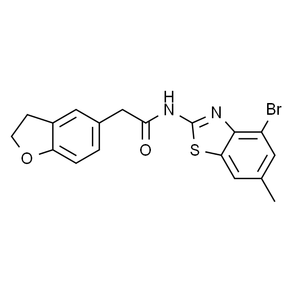 N-(4-Bromo-6-methylbenzo[d]thiazol-2-yl)-2-(2,3-dihydrobenzofuran-5-yl)acetamide
