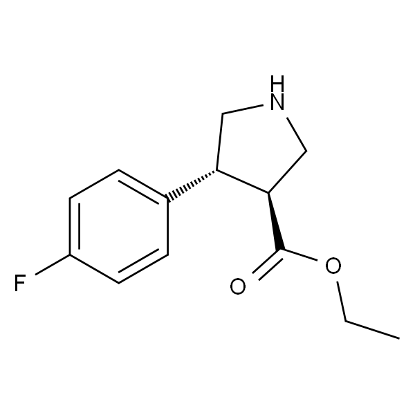 ethyl trans-4-(4-fluorophenyl)pyrrolidine-3-carboxylate