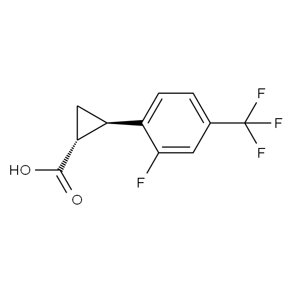 2-(2-fluoro-4-(trifluoromethyl)phenyl)cyclopropane-1-carboxylic acid