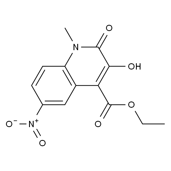Ethyl 3-hydroxy-1-methyl-6-nitro-2-oxo-1,2-dihydroquinoline-4-carboxylate