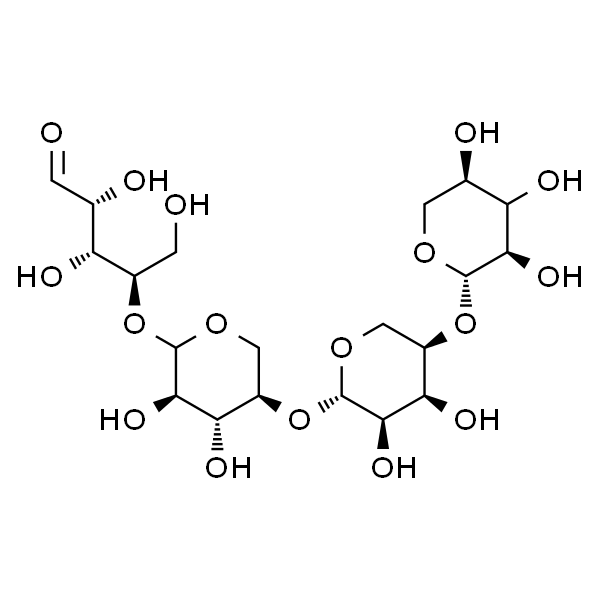 β-D-Xylp-(1-4)-β-D-Xylp-(1-4)-β-D-Xylp-(1-4)-β-D-Xyl