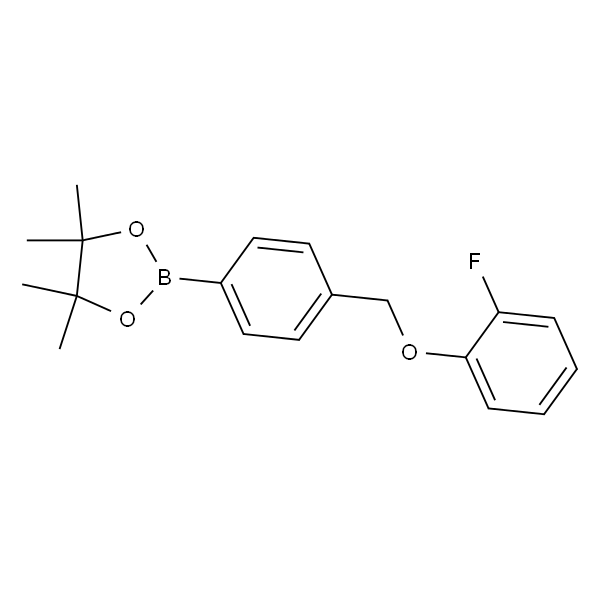 2-(4-((2-Fluorophenoxy)methyl)phenyl)-4,4,5,5-tetramethyl-1,3,2-dioxaborolane