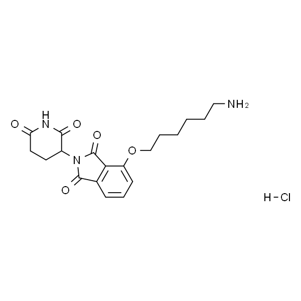 4-((6-aminohexyl)oxy)-2-(2,6-dioxopiperidin-3-yl)isoindoline-1,3-dione hydrochloride
