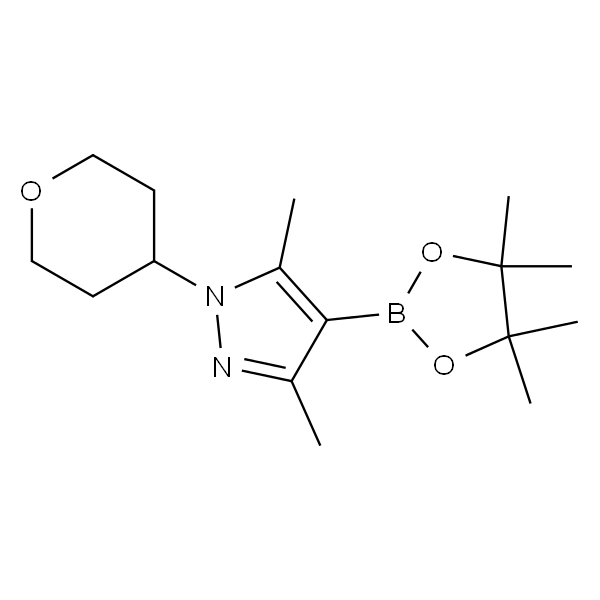3,5-Dimethyl-1-(tetrahydro-2H-pyran-4-yl)-4-(4,4,5,5-tetramethyl-1,3,2-dioxaborolan-2-yl)-1H-pyrazole