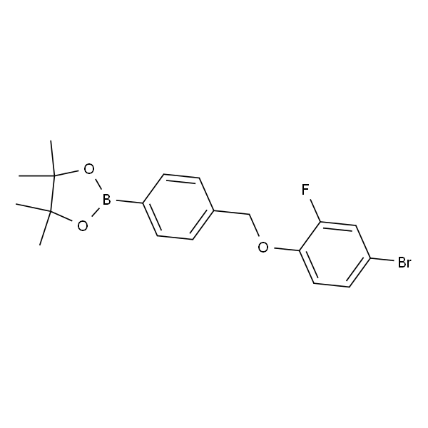 2-(4-((4-Bromo-2-fluorophenoxy)methyl)phenyl)-4,4,5,5-tetramethyl-1,3,2-dioxaborolane