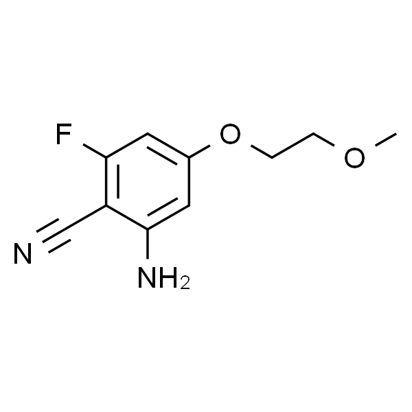 2-Amino-6-fluoro-4-(2-methoxyethoxy)benzonitrile