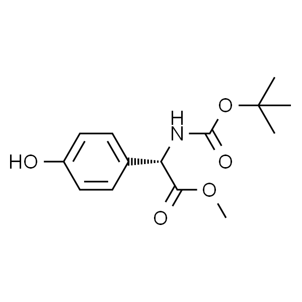 Methyl(S)-2-((tert-butoxycarbonyl)amino)-2-(4-hydroxyphenyl)acetate