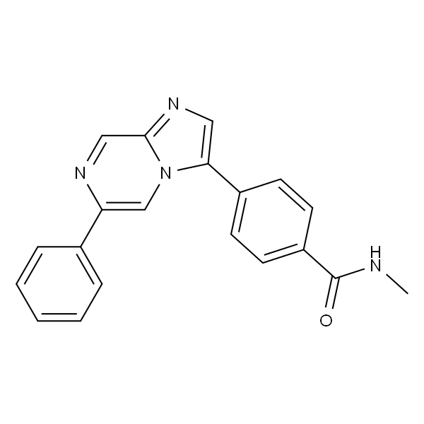 N-Methyl-4-(6-phenylimidazo[1,2-a]pyrazin-3-yl)benzamide