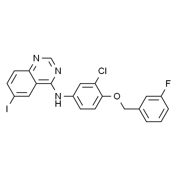 4-[3-Chloro-4-(3-fluorobenzyloxy)phenylamino]-6-iodoquinazolin
