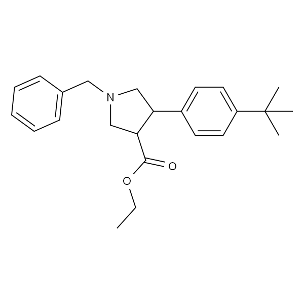 ethyl trans-1-benzyl-4-(4-(tert-butyl)phenyl)pyrrolidine-3-carboxylate
