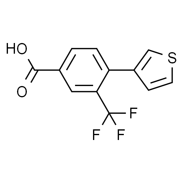 4-(Thiophen-3-yl)-3-(trifluoromethyl)benzoic acid