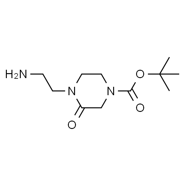 tert-Butyl 4-(2-aminoethyl)-3-oxopiperazine-1-carboxylate