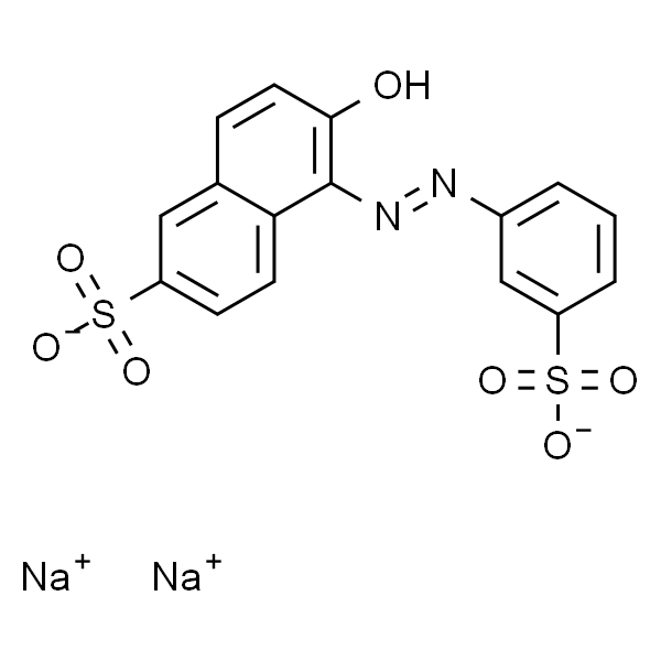 2-Naphthalenesulfonicacid, 6-hydroxy-5-[2-(3-sulfophenyl)diazenyl]-, sodium salt (1:2)