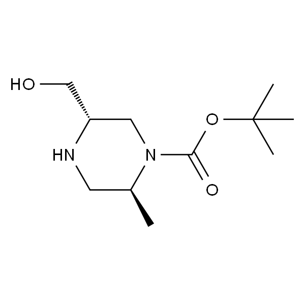 1-Piperazinecarboxylic acid, 5-(hydroxymethyl)-2-methyl-, 1,1-dimethylethyl ester, (2S,5S)-