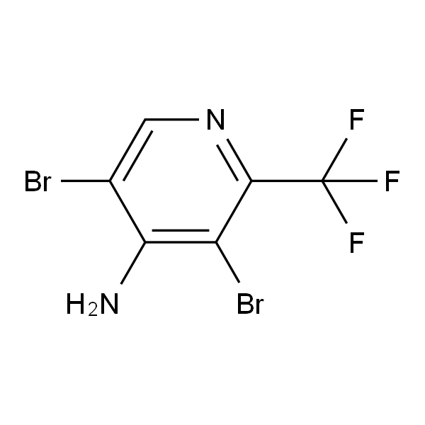 3,5-Dibromo-2-(trifluoromethyl)pyridin-4-amine