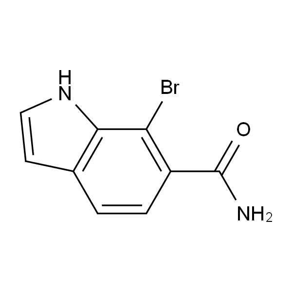1H-Indole-6-carboxamide, 7-bromo-