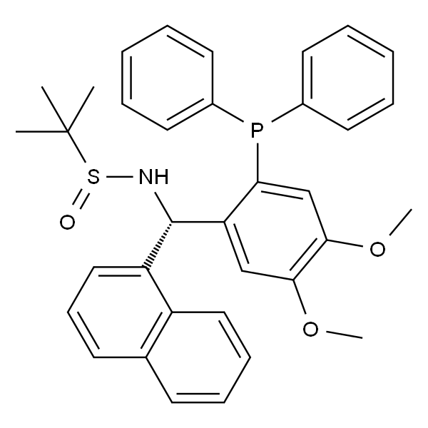 [S(R)]-N-[(S)-[2-(Diphenylphosphino)-4,5-dimethoxyphenyl]-1-naphthalenylmethyl]-2-methyl-2-propanesulfinamide