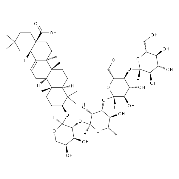 Oleanolic acid - 3-O-β-D- Galactosyl( 1→3)-β-D-glucosyl( 1→3)-α-L-rhamnosyl(1→2)-α-L-arabinoside