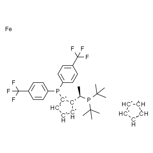 (R)-1-{(SP)-2-[Bis[4-(trifluoromethyl)phenyl]phosphino]ferrocenyl}ethyldi-tert-butylphosphine