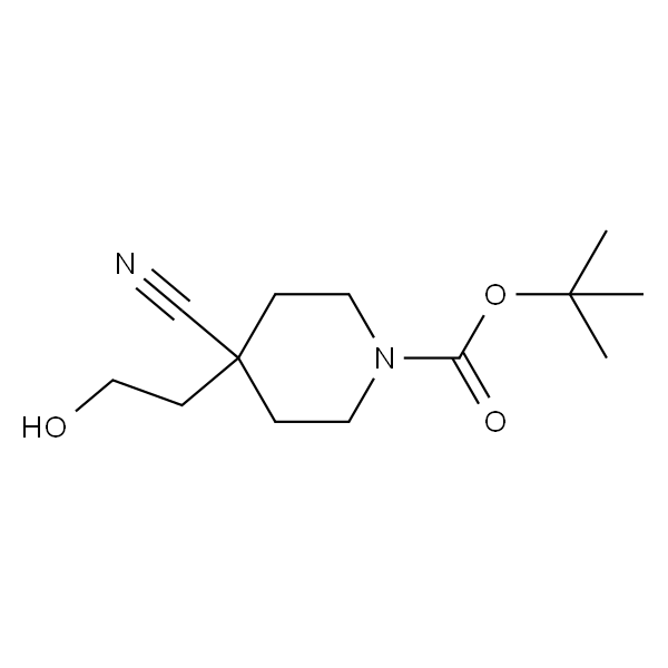 tert-butyl 4-cyano-4-(2-hydroxyethyl)piperidine-1-carboxylate