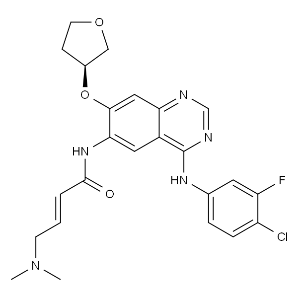 2-Butenamide, N-[4-[(4-chloro-3-fluorophenyl)amino]-7-[[(3S)-tetrahydro-3-furanyl]oxy]-6-quinazolinyl]-4-(dimethylamino)-, (2E)-